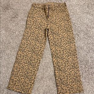 American Eagle Outfitters Leopard Print Stretch Pants